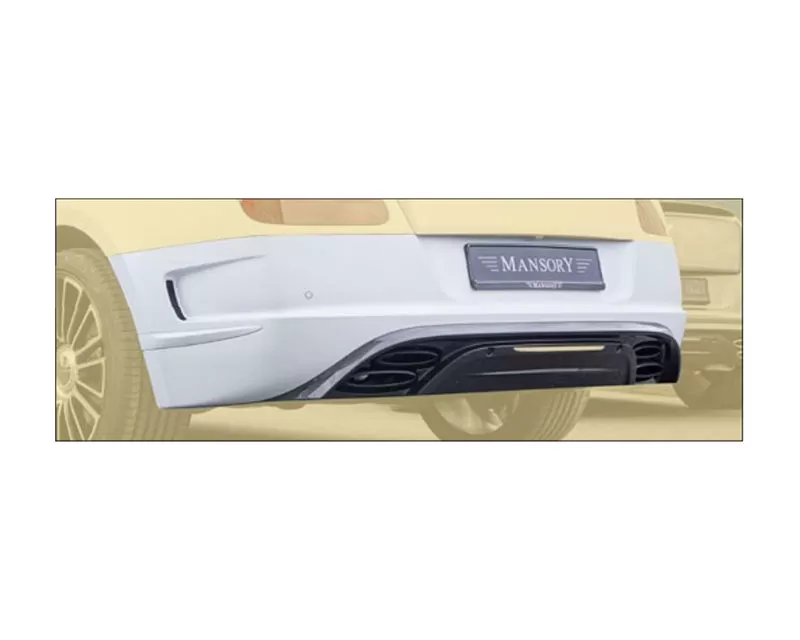 Mansory Rear Bumper II + Diffuser + Exhaust Tips + Brake Lamp VCF Bentley Continental GT 2012-2015 - 505 802 031