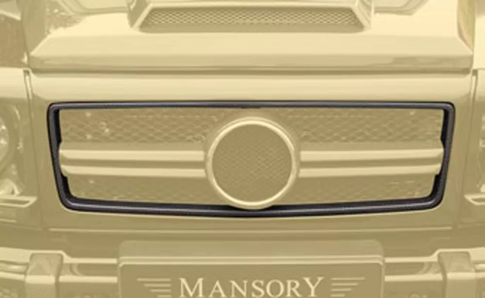 Mansory Matte Carbon Fiber Mask Cover Frame For Style 1 and 2 Grille Mercedes-Benz G-Class W463 99-17 - 66M 102 361