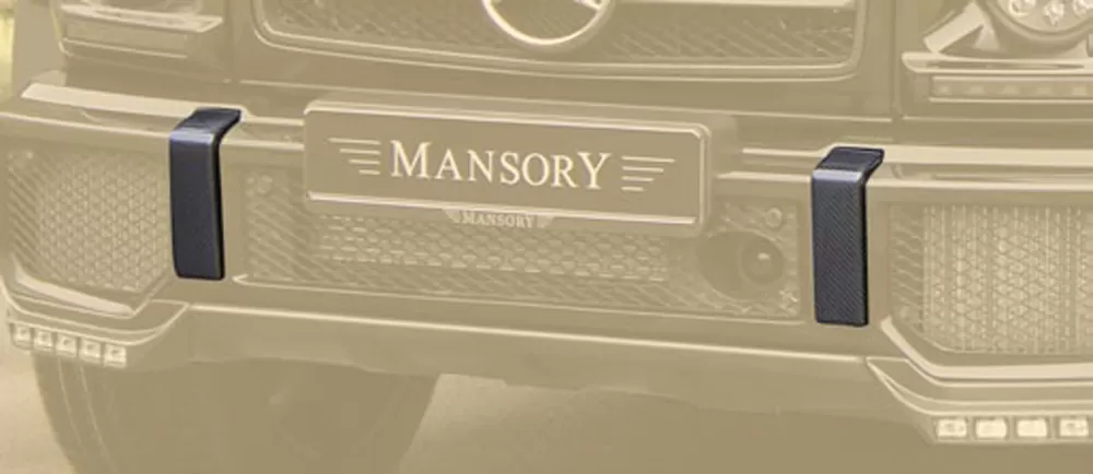 Mansory Glossy Carbon Fiber Front Bumper Bar Cover Mercedes-Benz G-Class W463 99-17 - 66G 102 751