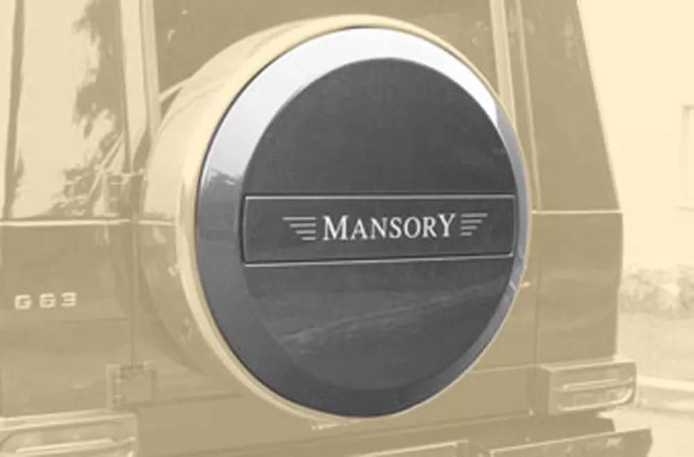 Mansory Matte Illuminated Spare Wheel Cover Mercedes-Benz G-Class W463 99-17 - 66M 831 751