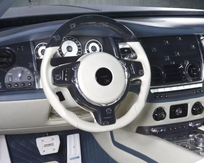Mansory Sport Steering Wheel Leather | Wood with Logo Rolls Royce Wraith - RRW 351 445