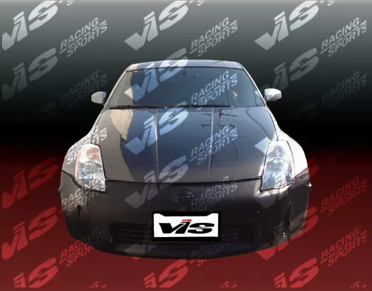 VIS Racing Carbon Fiber OEM Hood Nissan 350Z 03-06 - 03NS3502DOE-010C