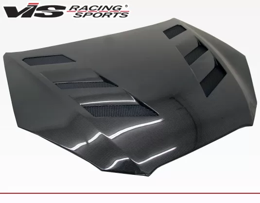 VIS Racing AMS Style Black Carbon Fiber Hood Hyundai Genesis 10-12 - 10HYGEN2DAMS-010C