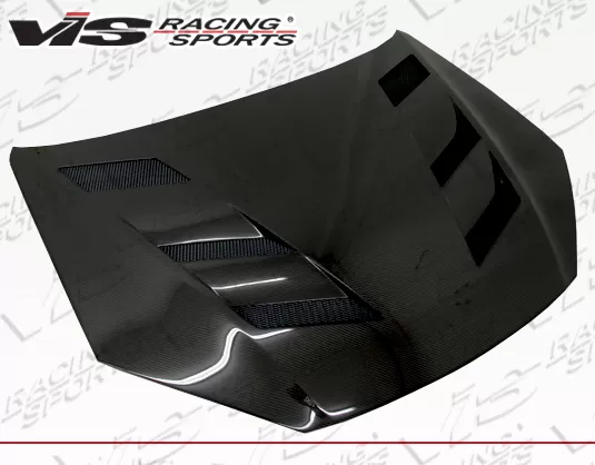 VIS Racing AMS Style Black Carbon Fiber Hood Hyundai Genesis 13-16 - 13HYGEN2DAMS-010C