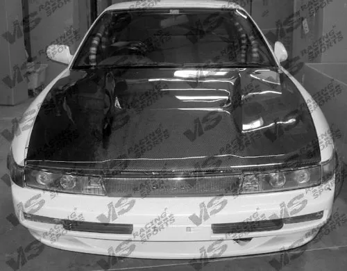 VIS Racing Carbon Fiber Invader Hood Nissan S13 89-94 - 89NSS132DVS-010C