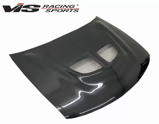 VIS Racing Evolution Style Black Carbon Fiber Hood Dodge Avenger 95-99 - 95DGAVG2DEV-010C
