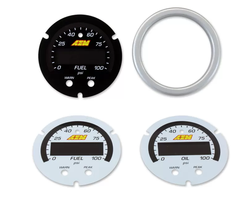 AEM Electronics X-Series Pressure Gauge 0~100psi | 0~7bar Accessory Kit - 30-0301-ACC