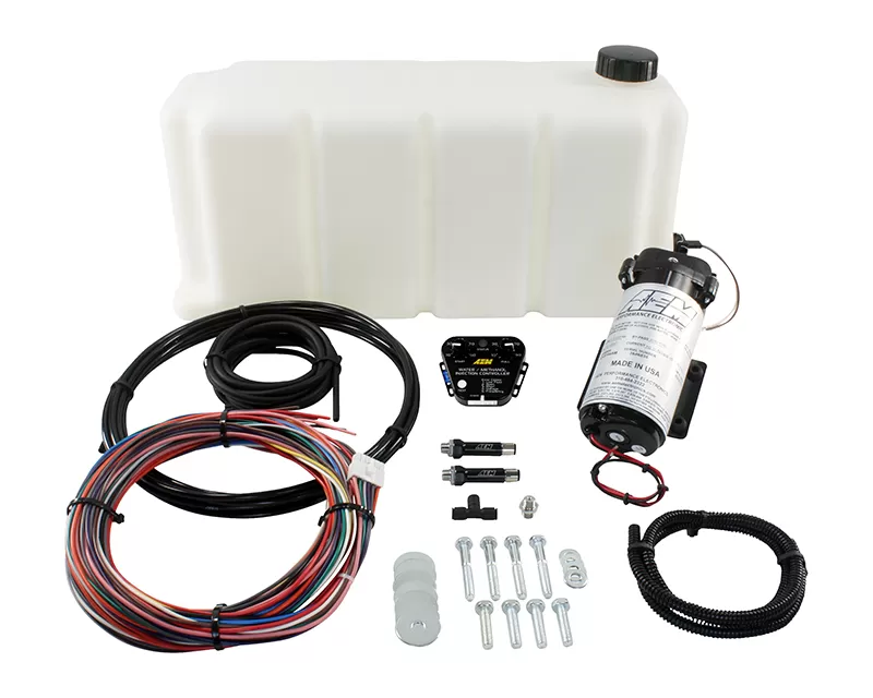 AEM Electronics V2 Water Methanol Injection Kit Multi Input Controller with 5 Gallon Tank - 30-3351