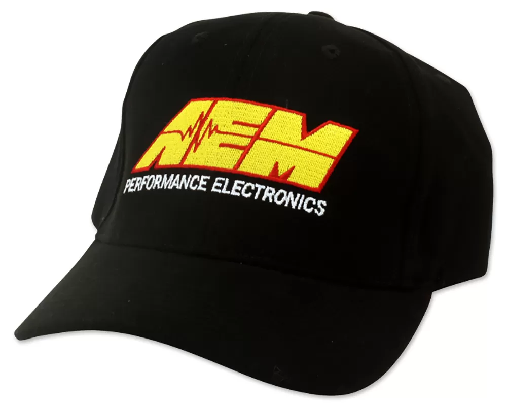 AEM Electronics Velcro-Back Curved Bill Cap - 01-1403