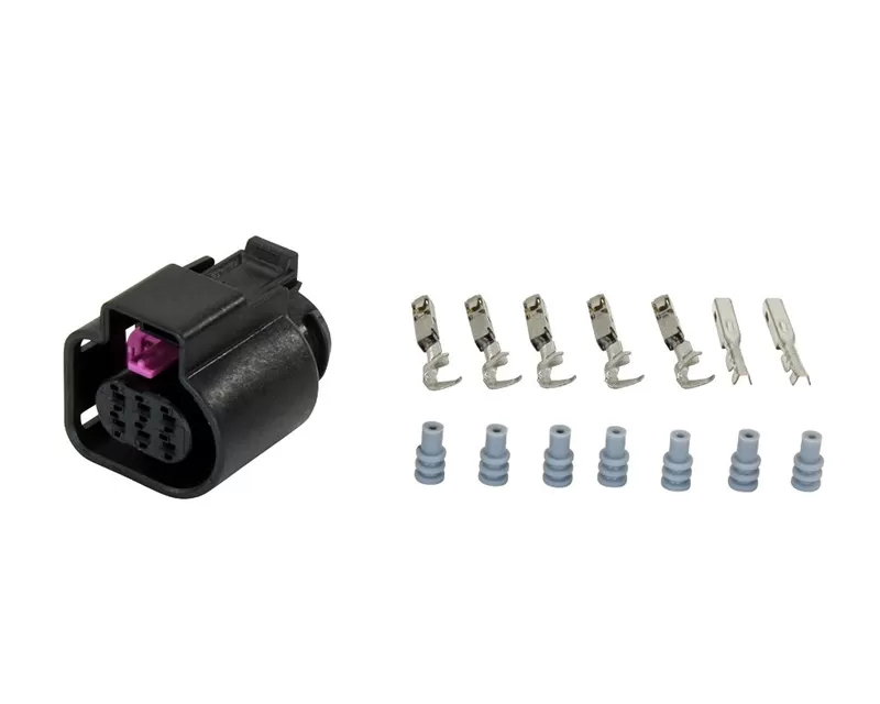 AEM Bosch LSU 4.9 Wideband Connector Kit for 30-4110. Includes: Bosch LSU 4.9 Connector, 7 X Wire Seals & 7 X Contacts - 35-2617