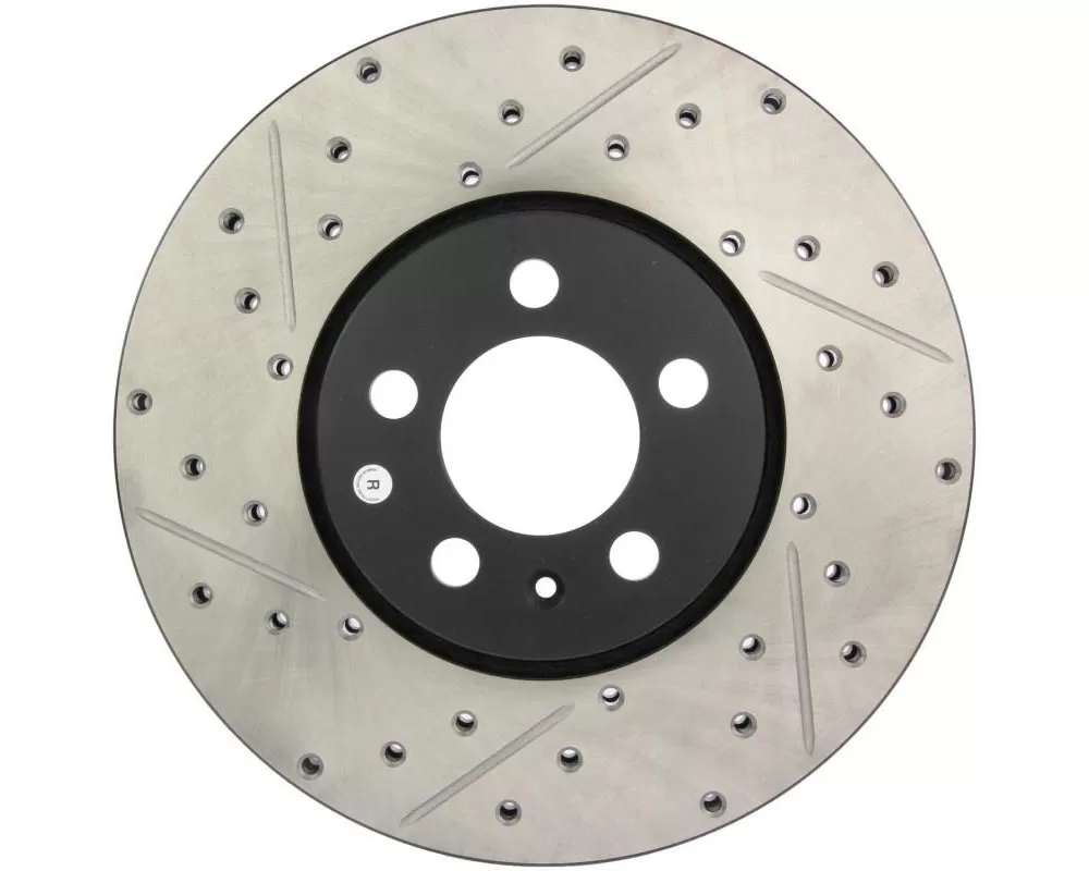 StopTech Sport Drilled/Slotted Brake Rotor Front Right Volkswagen - 127.33059R