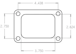 Cometic Gaskets .010" Stainless Steel Turbo Flange Gasket, T6 - C4517