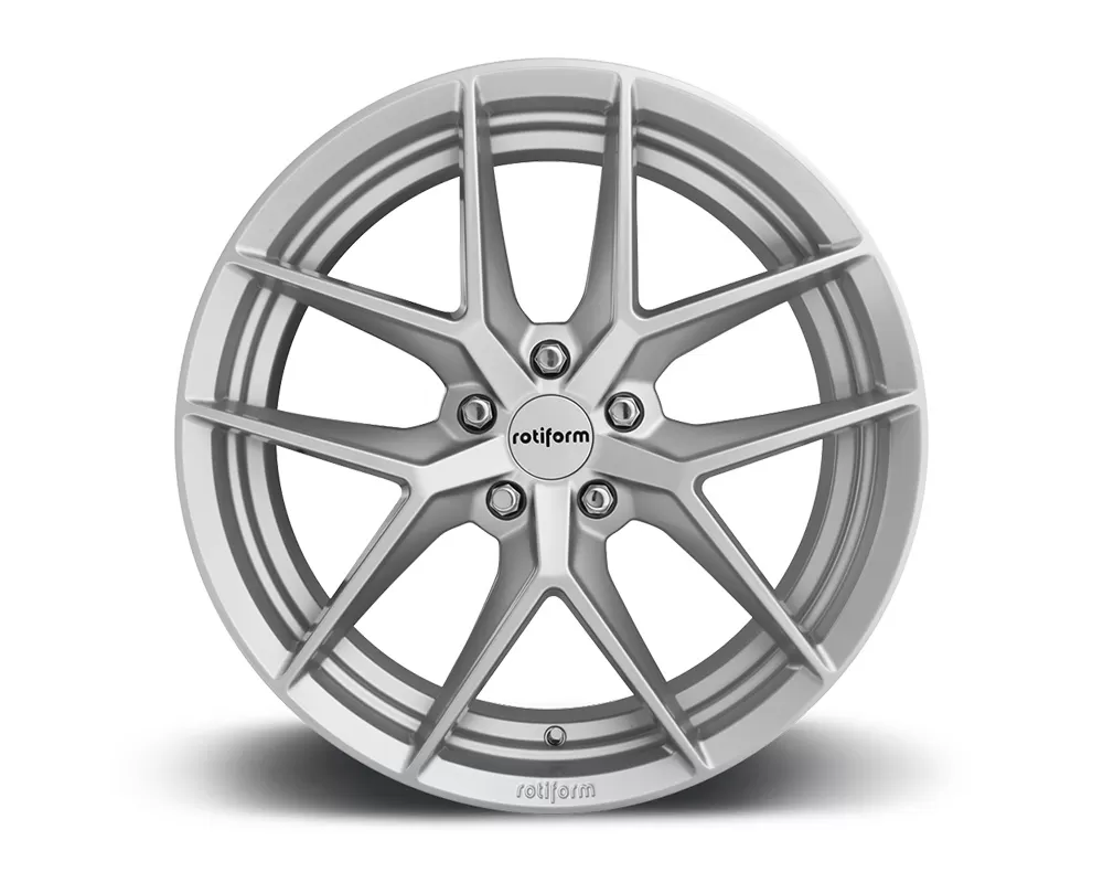 Rotiform FLG Gloss Silver Cast Monoblock Wheel 19x8.5 5x108 45mm SINGLE WHEEL CLEARANCE - R133198533+45
