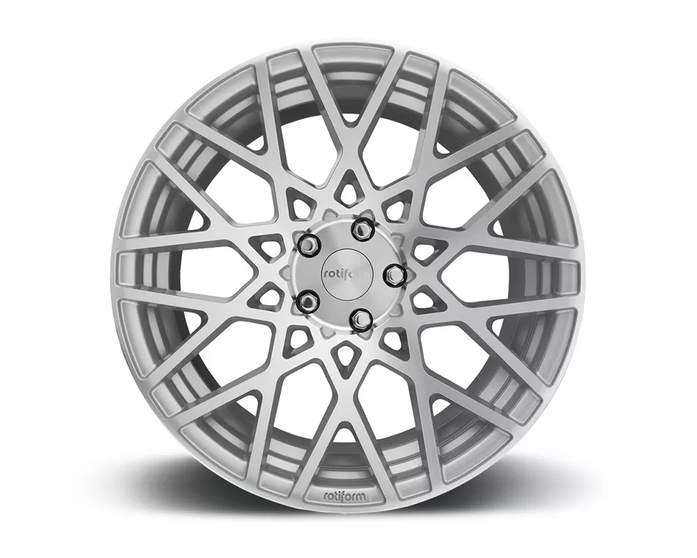 Rotiform BLQ Silver & Machined Cast Monoblock Wheel 18x8.5 5x100 35mm - R110188579+35