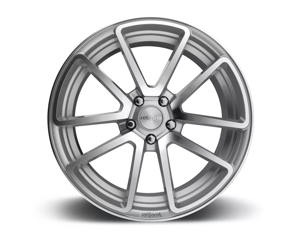 Rotiform SPF Silver & Machined Cast Monoblock Wheel 18x8.5 5x114.3 45mm - R120188565+45