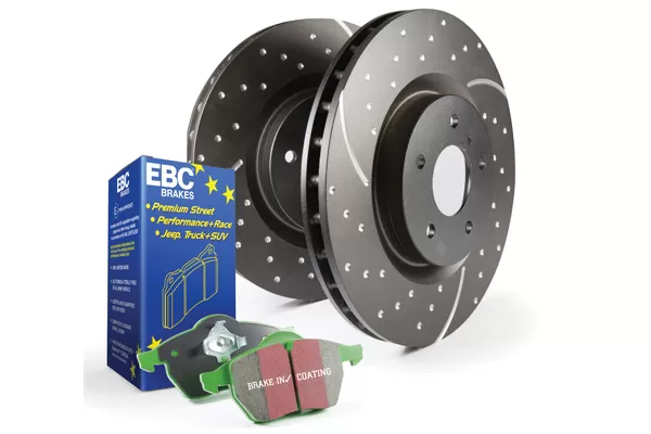 EBC Brakes S10KF Kit Number Front Disc Brake Pad and Rotor Kit DP2830+GD680 Front - S10KF1541