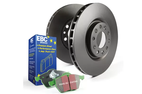 EBC Brakes S11KF Kit Number Front Disc Brake Pad and Rotor Kit DP21065+RK926 Dodge Neon Front 1995-1999 2.0L 4-Cyl - S11KF1029