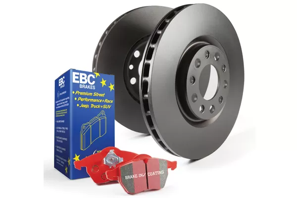 EBC Brakes S12KF Kit Number Front Disc Brake Pad and Rotor Kit DP31287C+RK923 Smart Fortwo Front 2008-2015 1.0L 3-Cyl - S12KF1157