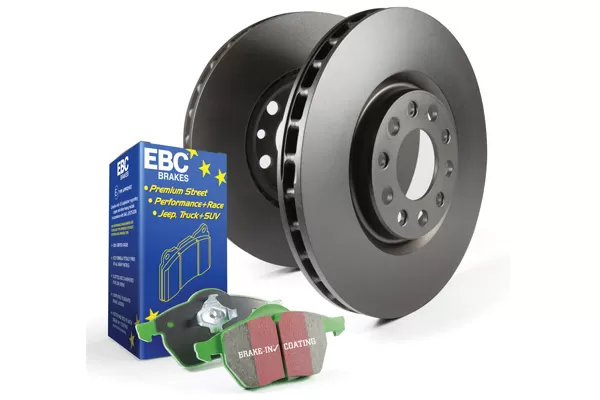 EBC Brakes S14KF Kit Number Front Disc Brake Pad and Rotor Kit DP61777+RK7432 Ford F-350 Front 2005-2007 - S14KF1200