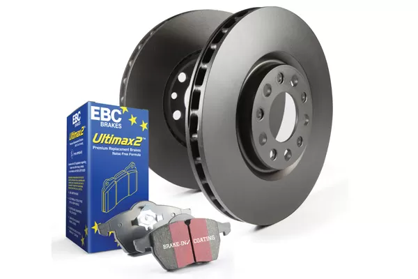 EBC Brakes S1KF Kit Number Front Disc Brake Pad and Rotor Kit UD1078+RK7408 Subaru Front - S1KF1790