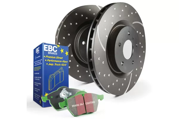EBC Brakes S3KF Kit Number Front Disc Brake Pad and Rotor Kit DP61259+GD7042 Ford F-150 Front 1997-1999 - S3KF1032