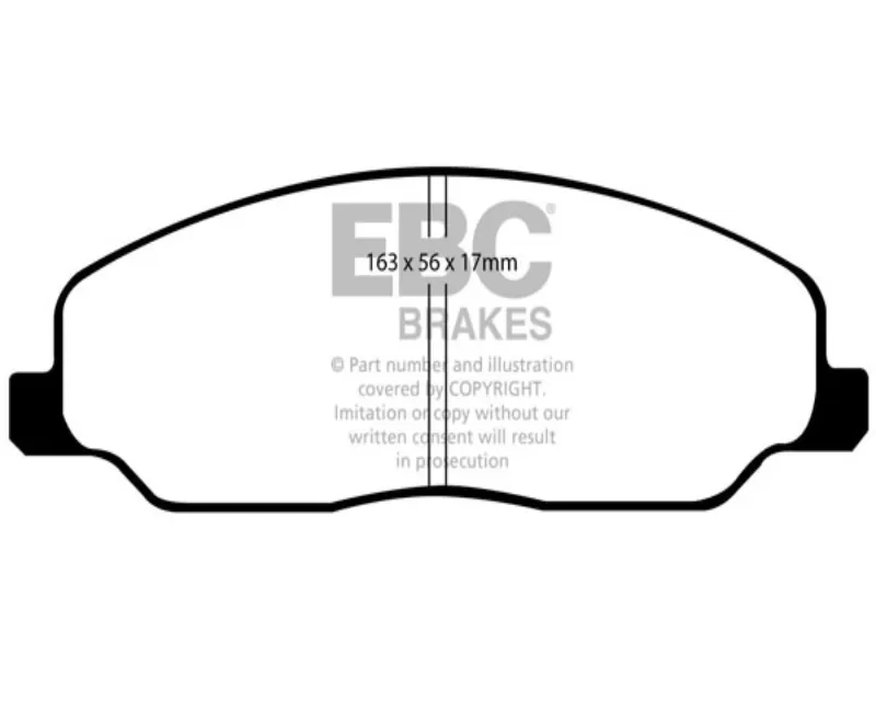 EBC Brakes RP-1 Racing Brake Pads Ford Mustang | Mustang GT 2005-2010 - DP81740RP1
