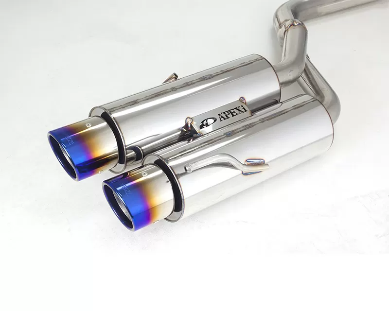 APEXi N1 Evolution-X Muffler Rear Section Only with Titanium Tip Lexus RC-F 5.0L V8 15-16 - 164-KT01