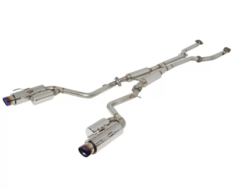 APEXi N1-X EVO Extreme Resonated Stainless Steel Catback Exhaust with Titanium Tips Lexus IS 350 RWD 3.5L - 164KT202