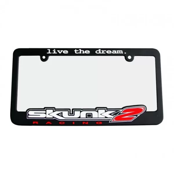 Skunk2 Live The Dream License Plate Frame - 838-99-1450