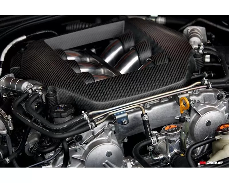 Zele Performance Dry Carbon Engine Cover Nissan GT-R R35 2009-2021 - Z-DCRB-ENGCVR-GTR