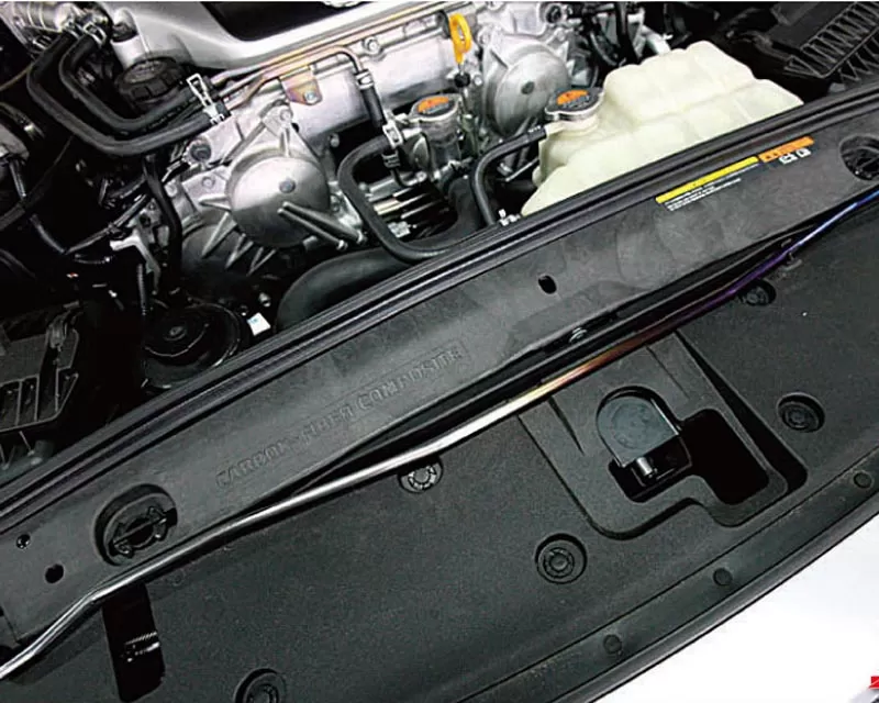 Zele Performance Titanium Engine Hood Support Bar Nissan GT-R R35 2009-2021 - Z-TITAN-HDSPRT-GTR