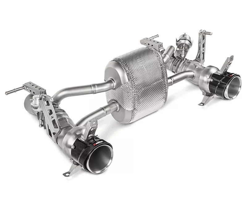 Akrapovic Titanium Slip-On Exhaust System Ferrari 488 GTB 16-18 - MTP-FE488H
