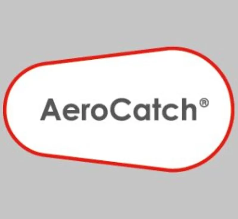 AeroCatch Black 325 Series Flush Single Strike with Hardware Fasteners No Security Lock - 325-1002
