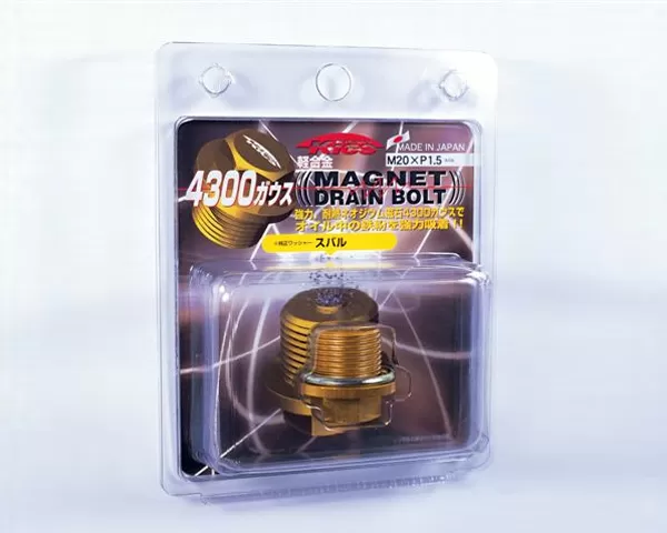 Project Kics Yellow M20x1.50 Magnetic Drain Bolt Subaru - MAG-3