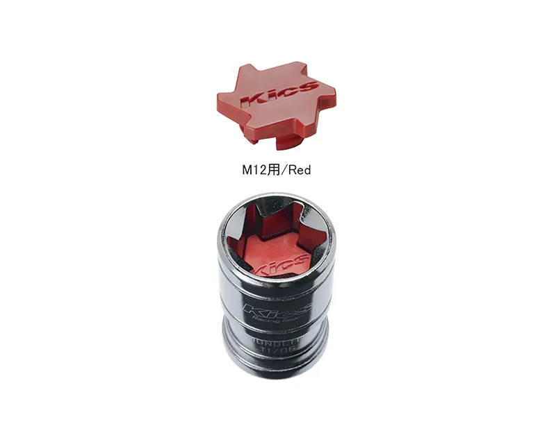 Project Kics Monolith T1/06 Red M12 Replacerment Lug Nut Cap - WZCMF1R