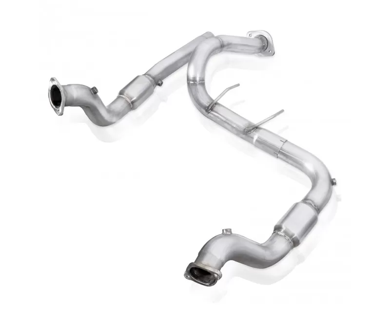Stainless Works Full 3" Downpipe High-Flow Cats Ford Raptor 2017-2022 - FTR17DPCAT