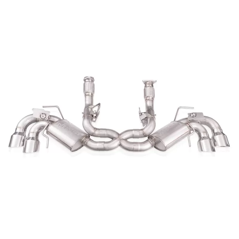 Stainless Works Legend Series Catback Exhaust System w/ Polished Tips Chevrolet Corvette C8 6.2L 2020-2023 - C8CBL