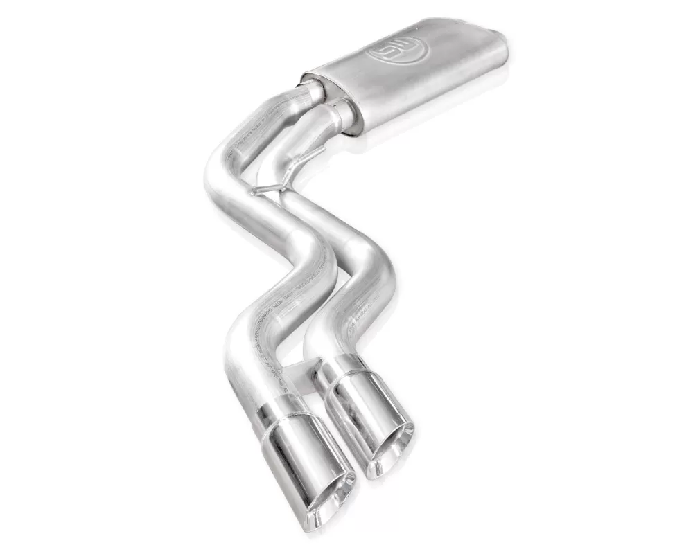 Stainless Works 2015-18 F-150 Exhaust X-Pipe Resonator Muffler Exits In Front Of Passenger Rear Tire - FT15CBFT