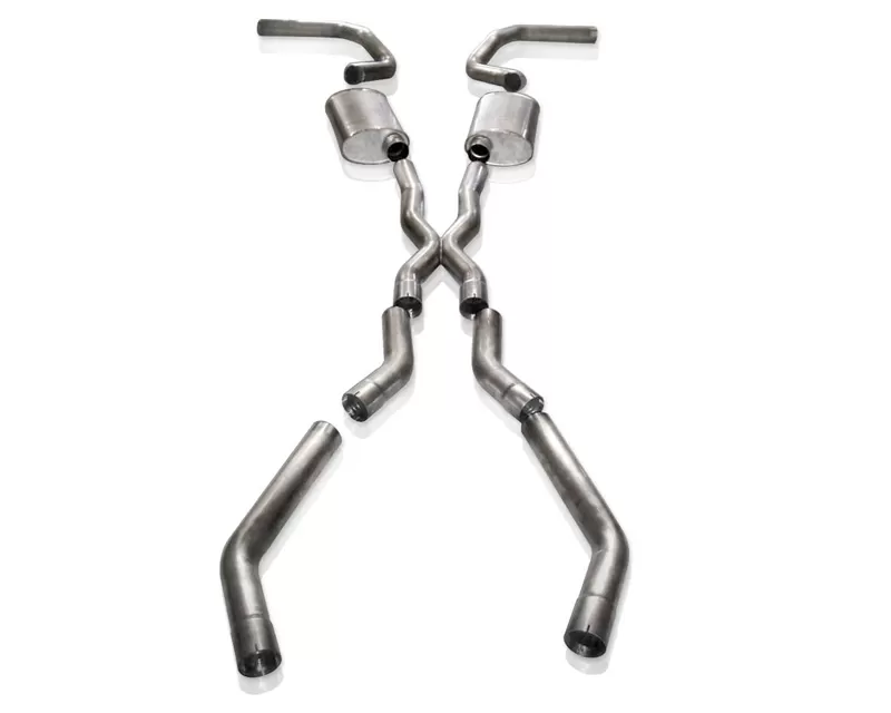 Stainless Works 3in Exhaust with X-Pipe for SW LS1 Headers Chevrolet Camaro 67-69 - CA679LSD