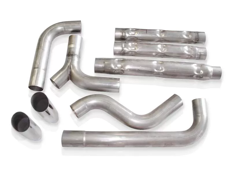 Stainless Works 3in Catback Chambered Exhaust w/Slash Tips Chevrolet | Pontiac 1993-2002 - CA9302CH