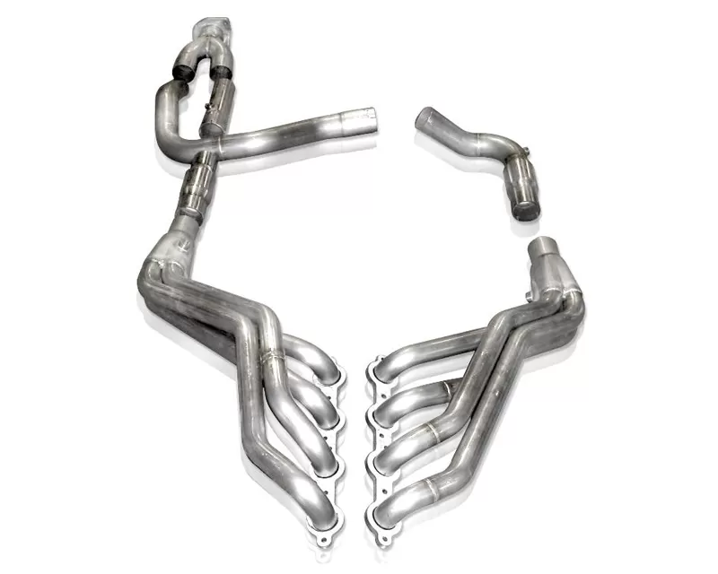 Stainless Works 1.75in Primary | 2.5in Collector Headers with Y-Pipe & Cats for OEM Exhaust Chevrolet | GMC 2007-2014 - CTTHCATY