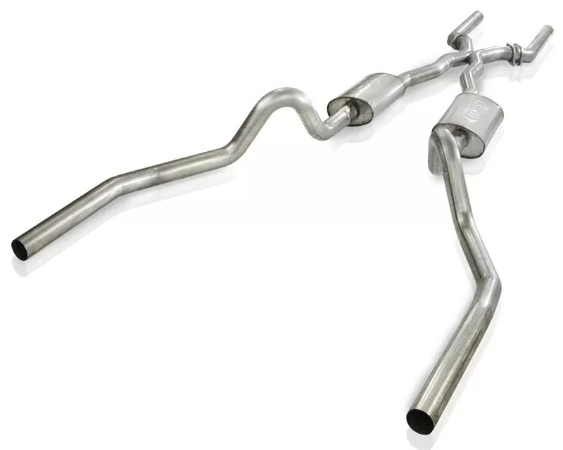 Stainless Works 3in Exhaust with X-Pipe for SW Headers Chevrolet Chevelle BB V8 66-67 - CV6673X