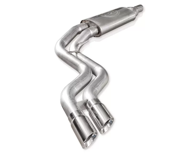 Stainless Works 3in Mid-Side Exit Exhaust with Y-Pipe for OEM Headers Ford Raptor Supercrew 6.2L 11-14 - FTR10CBFTY