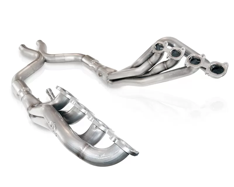 Stainless Works 1.875in Primary | 3in Collector Headers with X-Pipe & Cats for SW Exhaust Ford Mustang Shelby GT500 07-14 - GT145HCAT