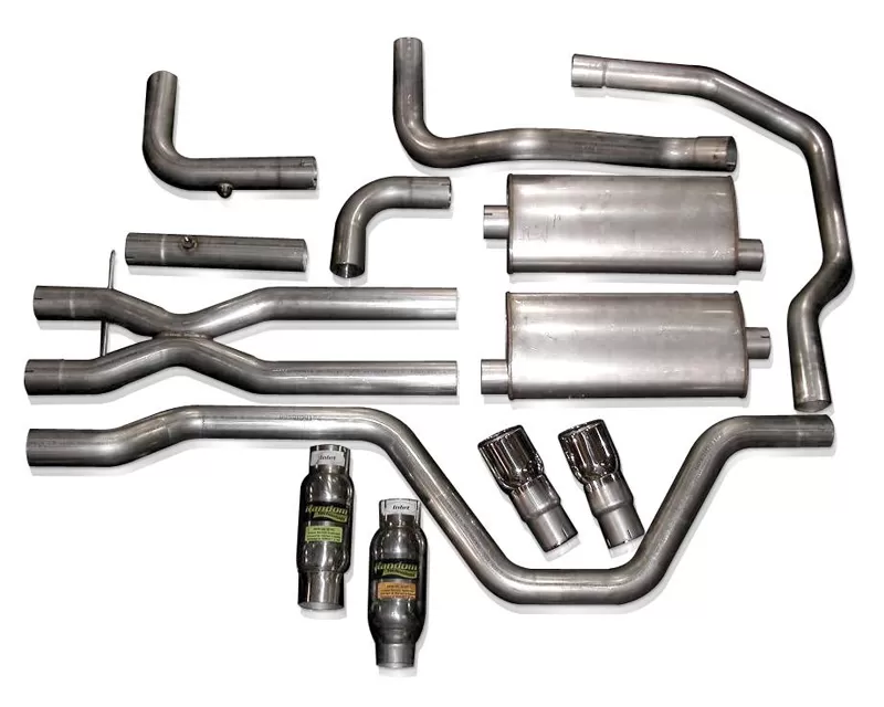 Stainless Works 2.5in True Dual Exhaust with High Flow Cats for SW Headers Chevrolet SSR 03-06 - SSRTD