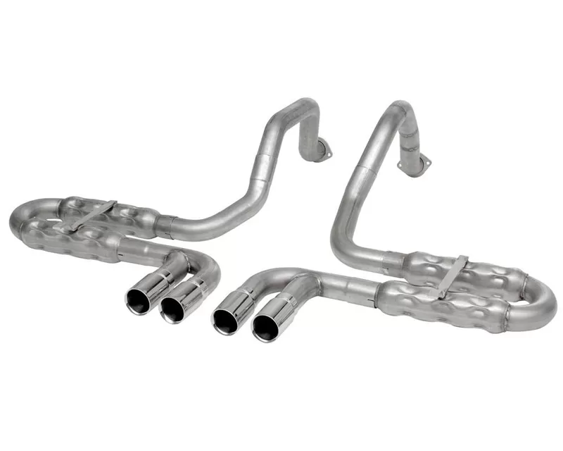 Stainless Works 2.5in Axle-Back Chambered Exhaust Straight Tips Chevrolet Corvette C5 97-04 - VC5CHAM