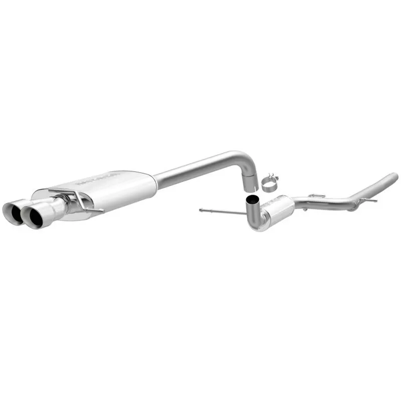 MagnaFlow Exhaust Products Touring Series Stainless Cat-Back System Volkswagen Jetta 2011-2014 2.0L 4-Cyl - 15486