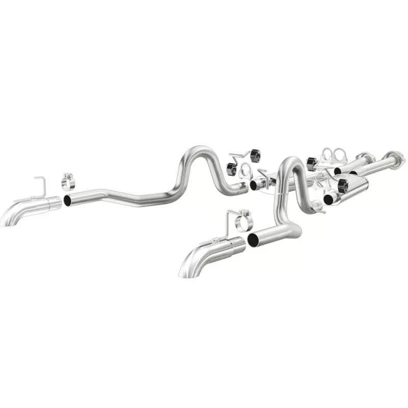 MagnaFlow Exhaust Products Street Series Stainless Cat-Back System Ford 5.0L V8 - 15632