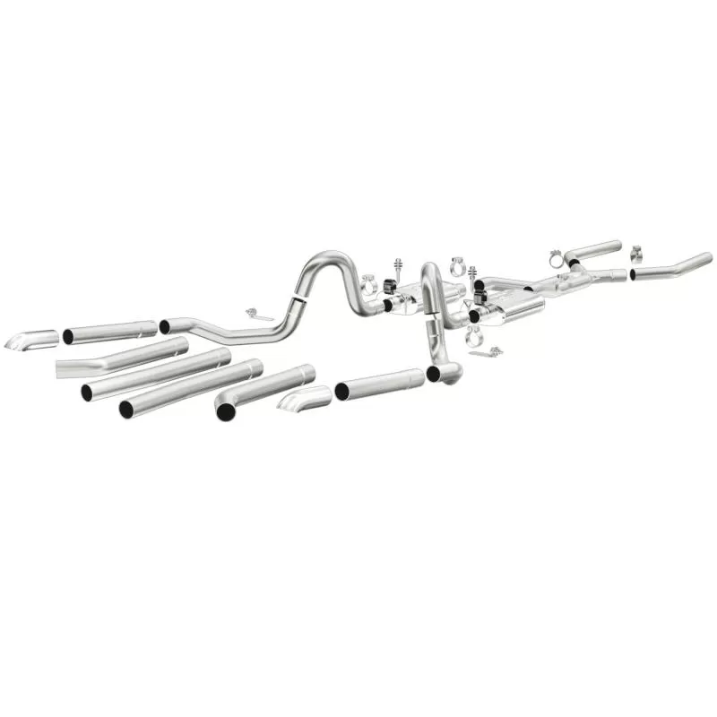 MagnaFlow Exhaust Products Street Series Stainless Crossmember-Back System - 15893