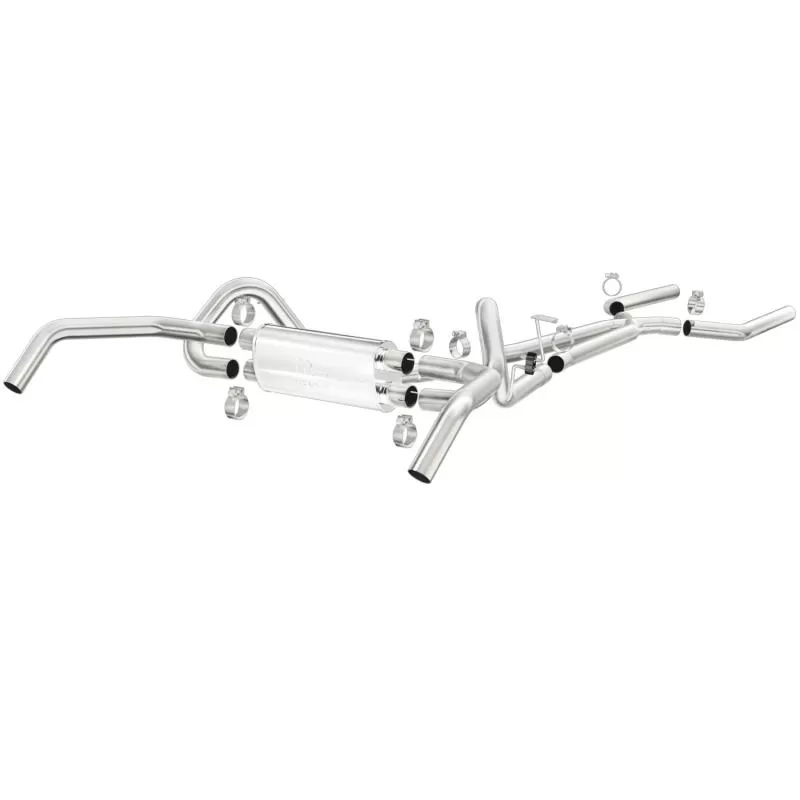 MagnaFlow Exhaust Products Street Series Stainless Crossmember-Back System - 15895